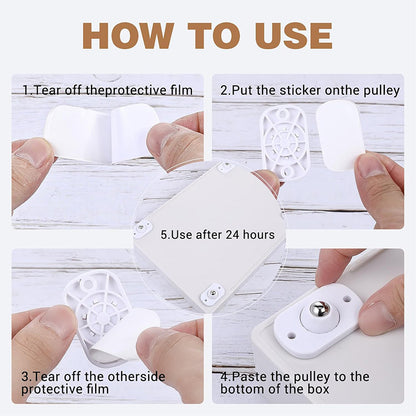 Stainless Steel Paste Universal Wheel