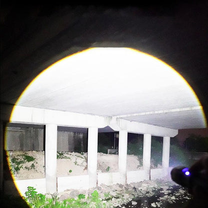 🔦 Digital Display Telescoping Zoom Flashlight