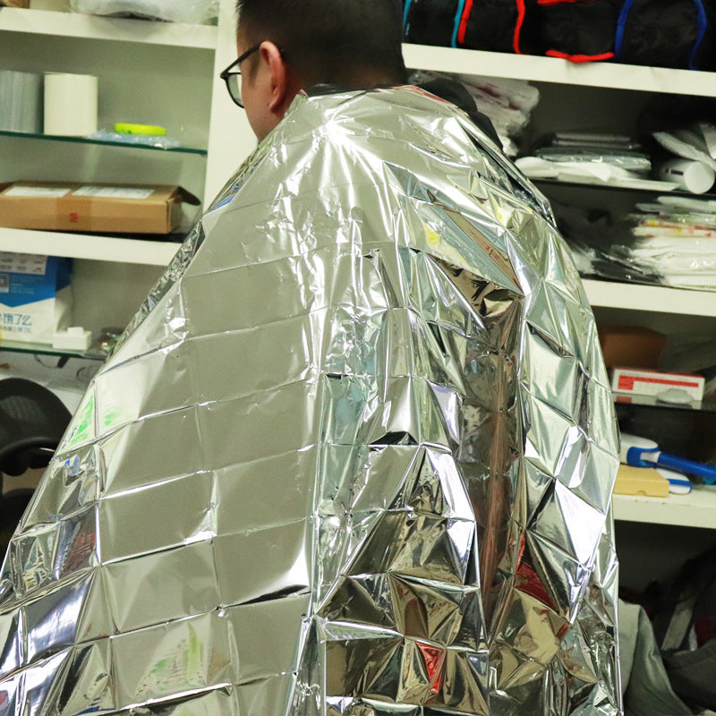 4-Pack Premium Emergency Mylar Blankets, Reflective Thermal Space Blanket for Survival, Camping, Hiking & First Aid