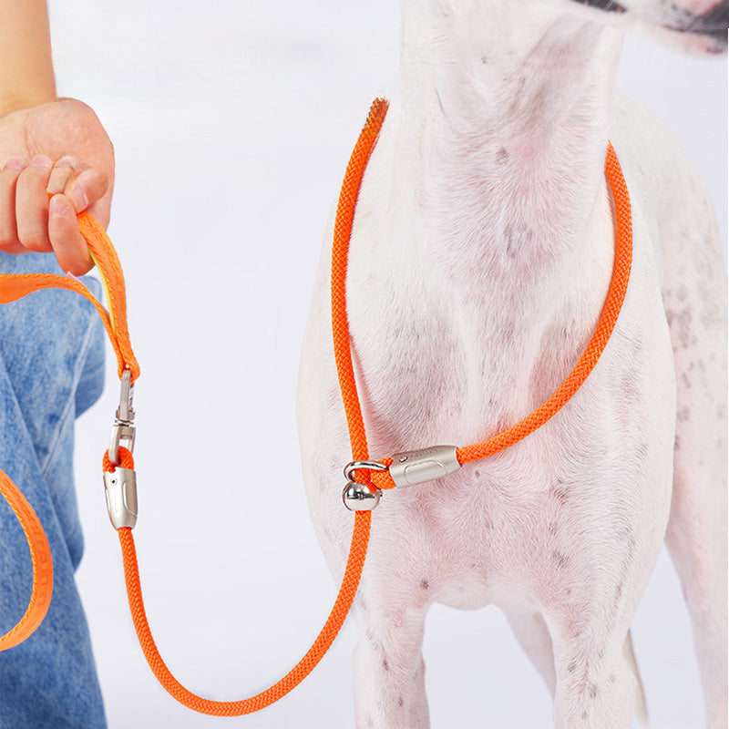 PRO Training Slip Lead (P-Rope)– 360° Anti-Tangle Swivel | Includes FREE Poop Bag Holder