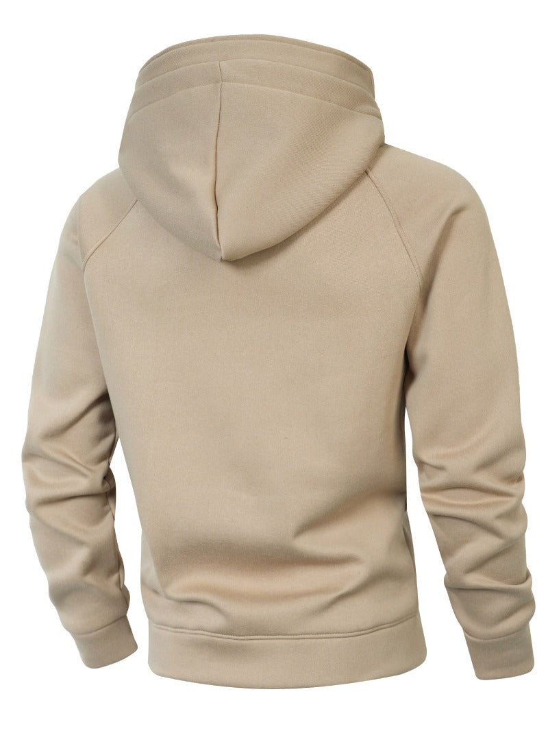 Men's Multi-Pocket Zip-Up Hoodie