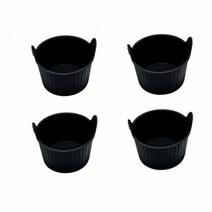 Muffin Cup Pudding Tart Cake Mold Air Fryer Silicone Baking Tray (Reusable)