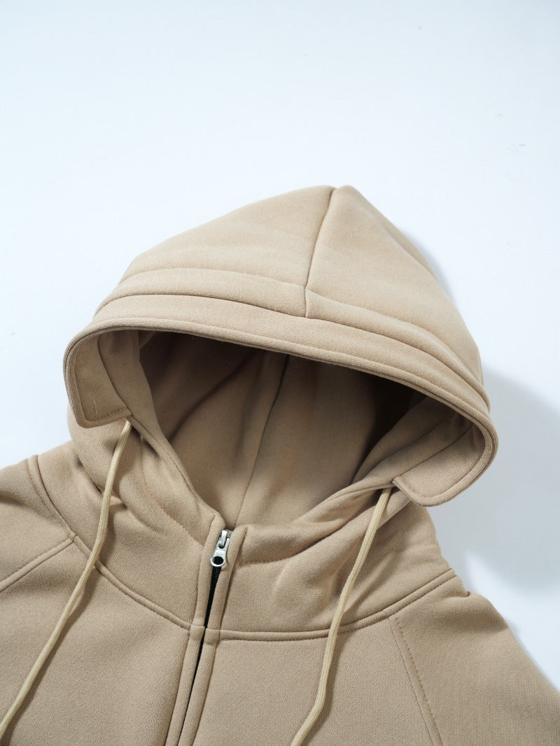 Men's Multi-Pocket Zip-Up Hoodie