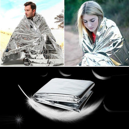 4-Pack Premium Emergency Mylar Blankets, Reflective Thermal Space Blanket for Survival, Camping, Hiking & First Aid