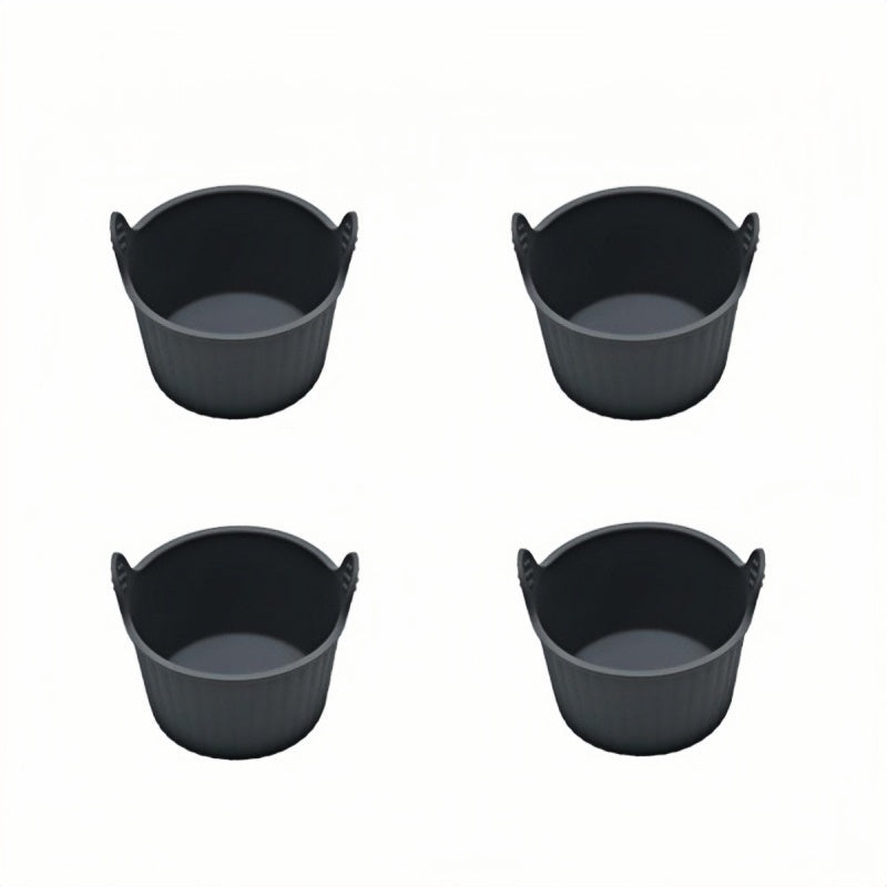 Muffin Cup Pudding Tart Cake Mold Air Fryer Silicone Baking Tray (Reusable)