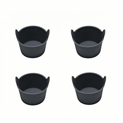 Muffin Cup Pudding Tart Cake Mold Air Fryer Silicone Baking Tray (Reusable)
