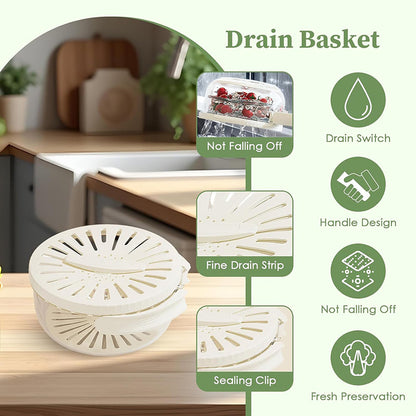 Multifunctional Fruit and Vegetable Washing Bowl