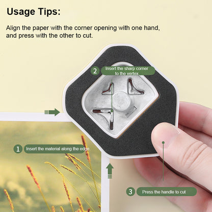 3-in-1 Paper Corner Rounder Cutter