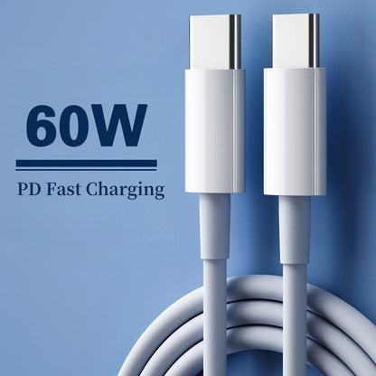 2M/6.6FT 2Pack USB-C to USB-C Data Cable for iPhone 15/16 Series, Fast Charging Cable with a Maximum Power of 60W
