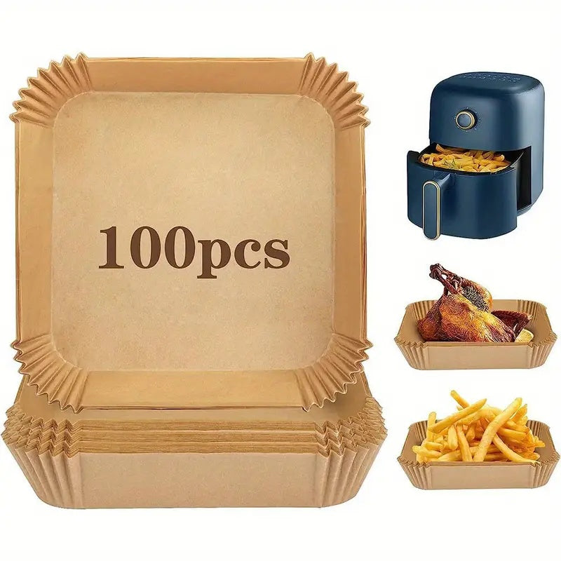 100 Pieces Air Fryer Baking Paper
