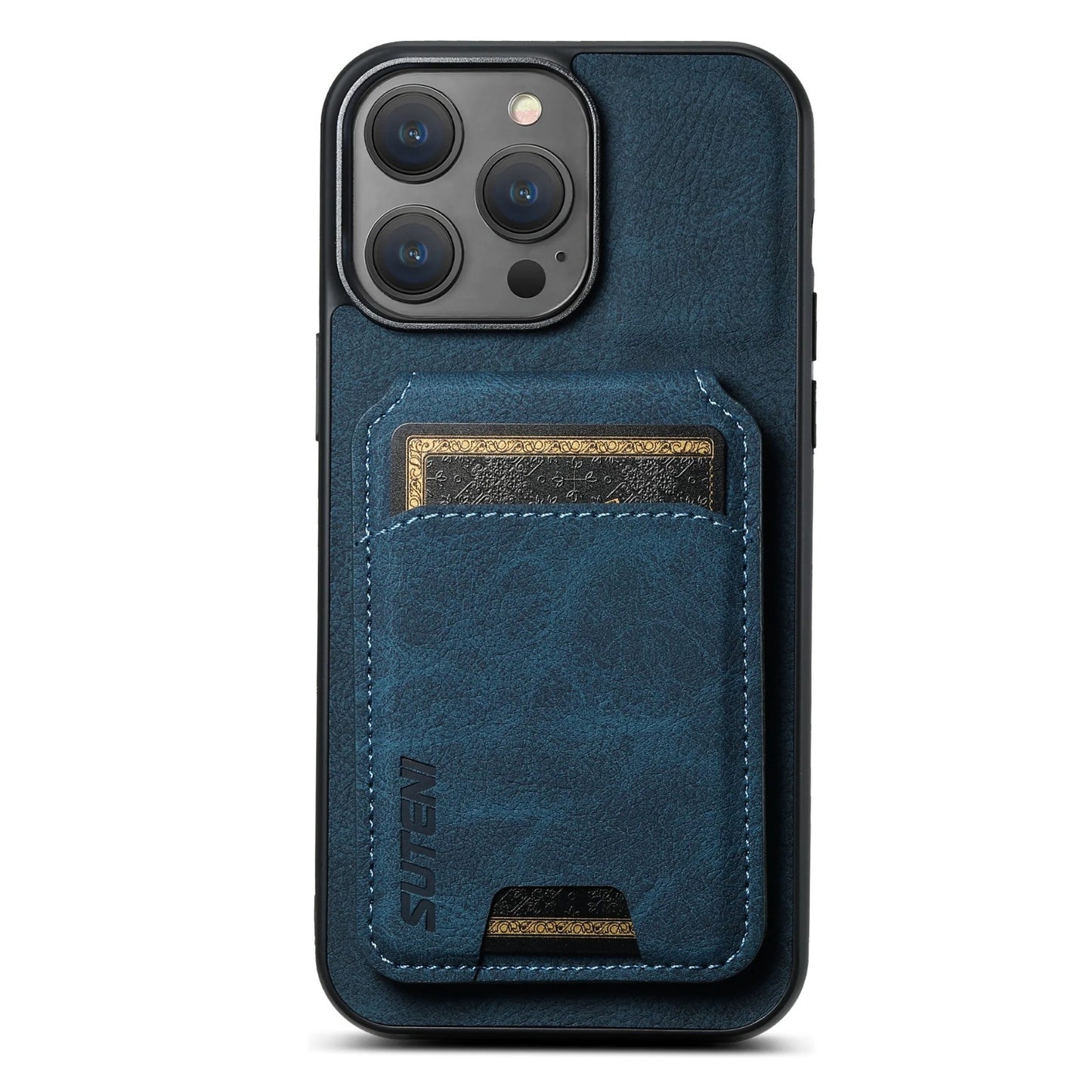 Suitable for iPhone 13/14/15/16 Series Magnetic Card Holder Protective Case
