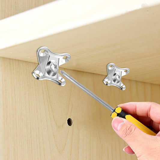 Removable Combination Butterfly Corner Connector(10PCS / with 40 screws)
