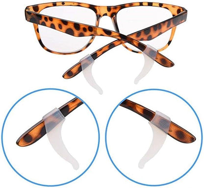 5 Pairs Silicone Glasses Ear Grips, Anti-Slip Eyeglass Holders for Sports, Running & Daily Wear