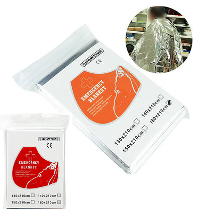 4-Pack Premium Emergency Mylar Blankets, Reflective Thermal Space Blanket for Survival, Camping, Hiking & First Aid