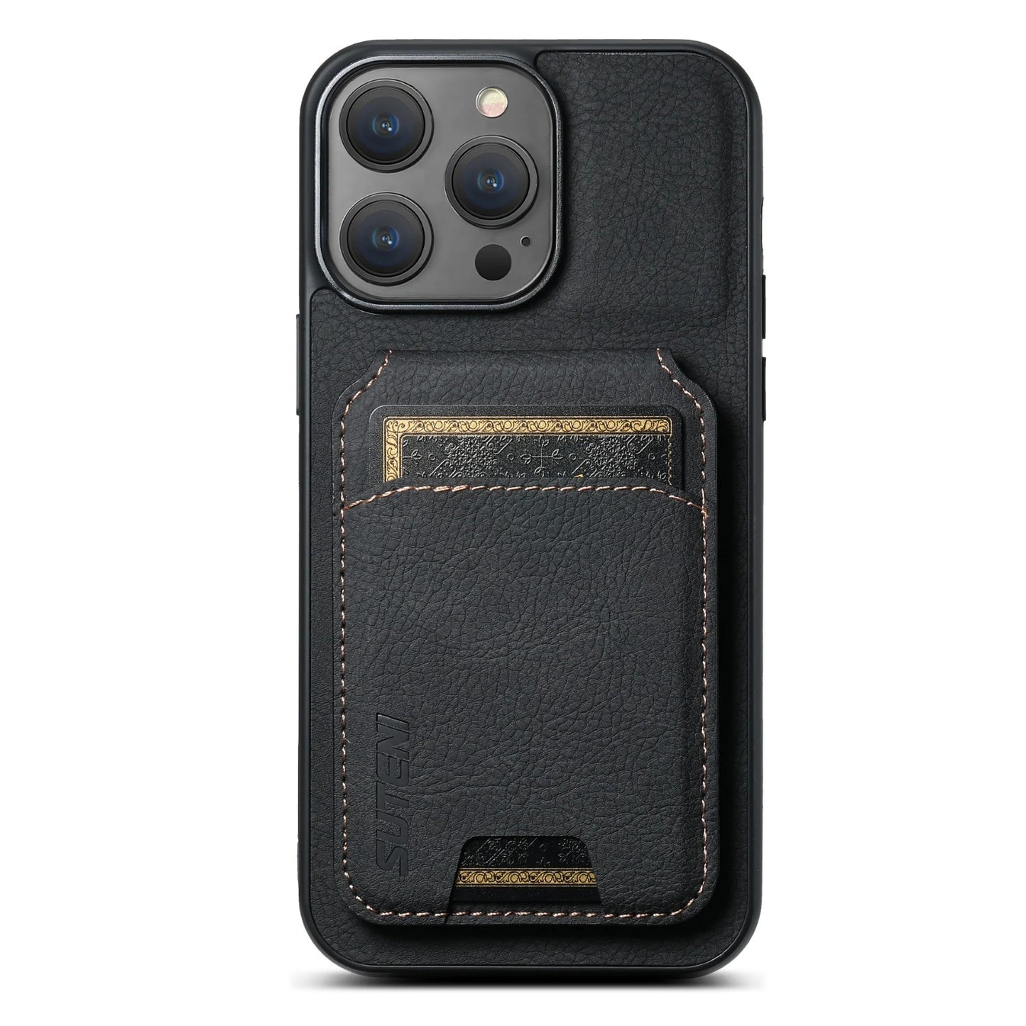 Suitable for iPhone 13/14/15/16 Series Magnetic Card Holder Protective Case