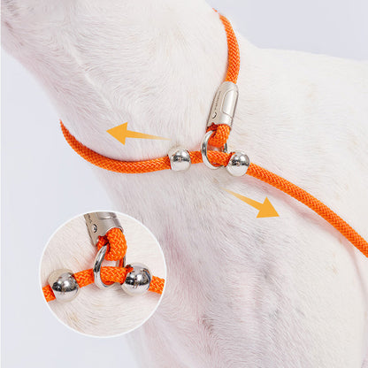 PRO Training Slip Lead (P-Rope)– 360° Anti-Tangle Swivel | Includes FREE Poop Bag Holder