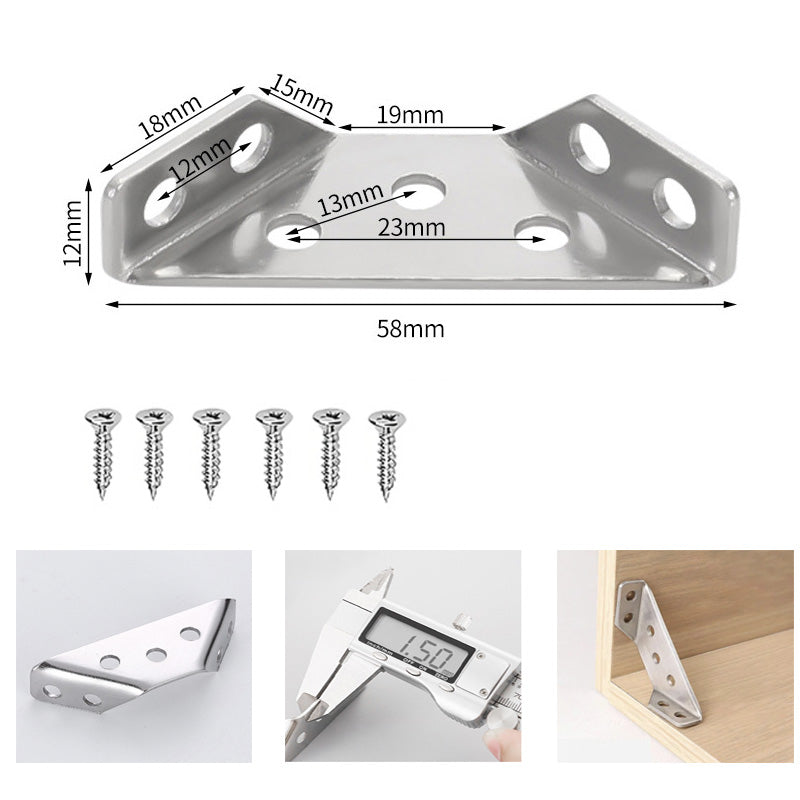 Universal Stainless Steel Furniture Corner Connector