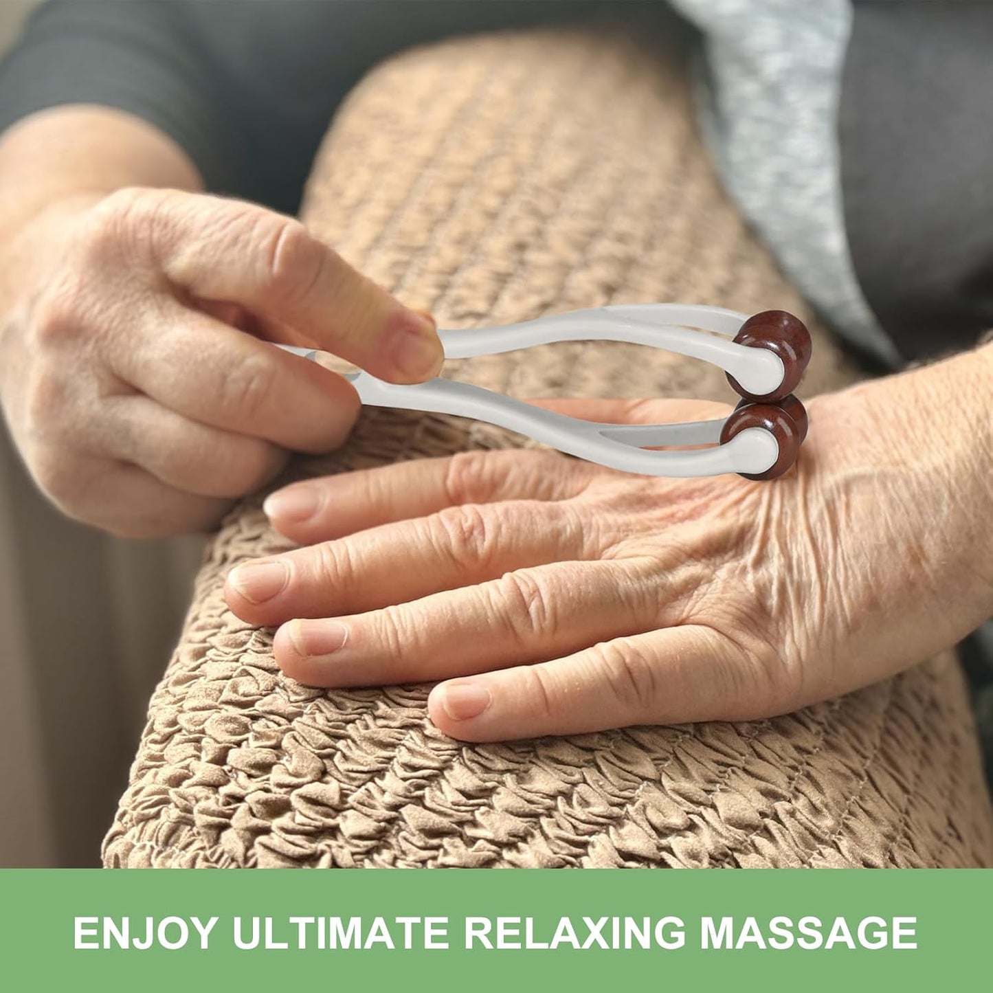 Bian Stone Finger & Palm Roller Massager