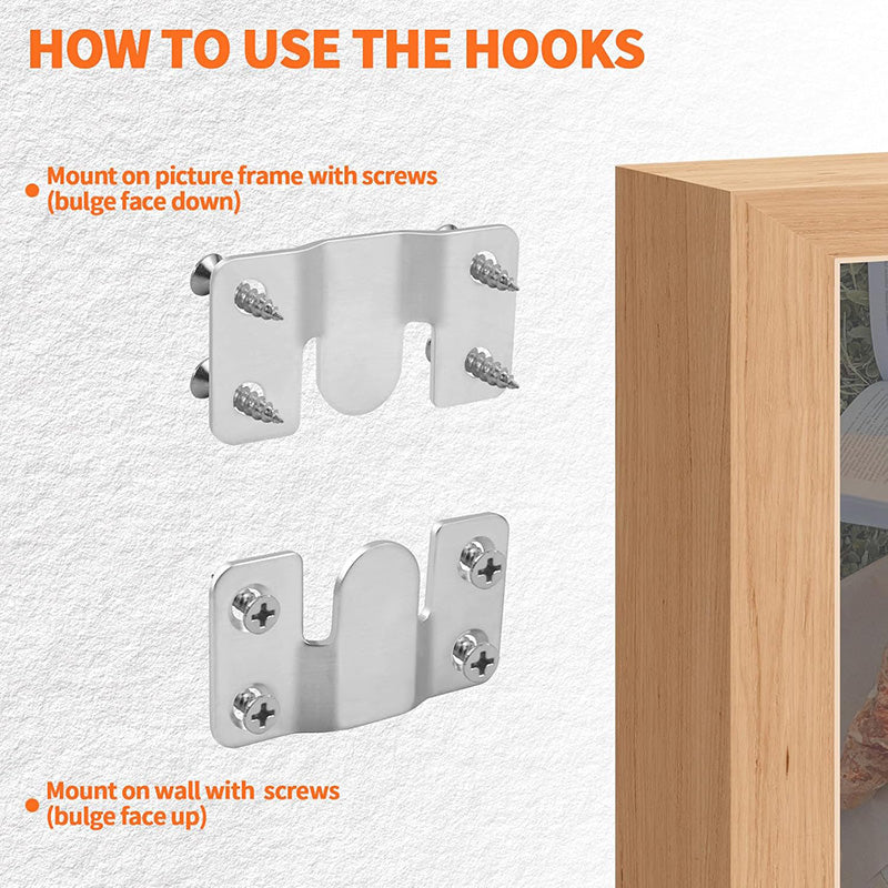 Stainless Steel Interlock Hanging Buckle(with screws)