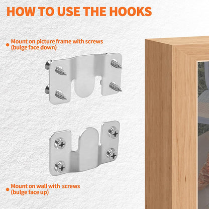 Stainless Steel Interlock Hanging Buckle(with screws)