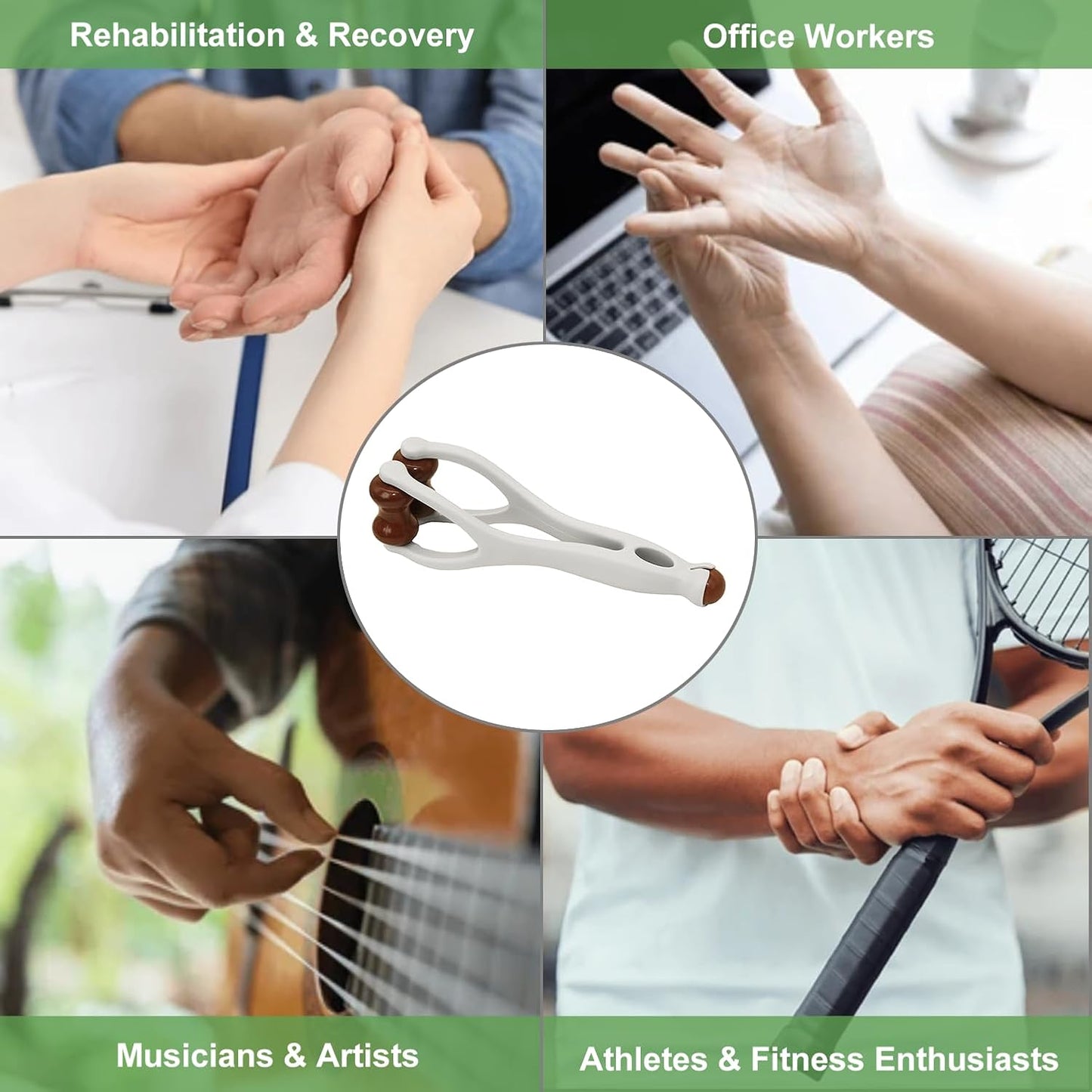 Bian Stone Finger & Palm Roller Massager