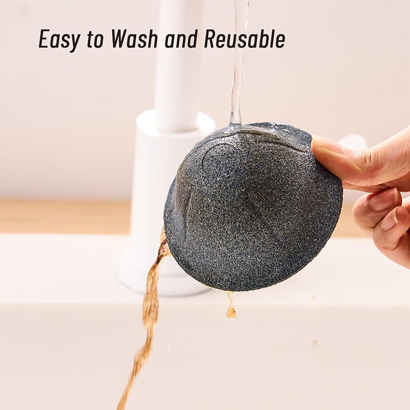 🏺 Ceramic Stone One-Piece Non-Porous Tea & Coffee Filter with Metal Holder