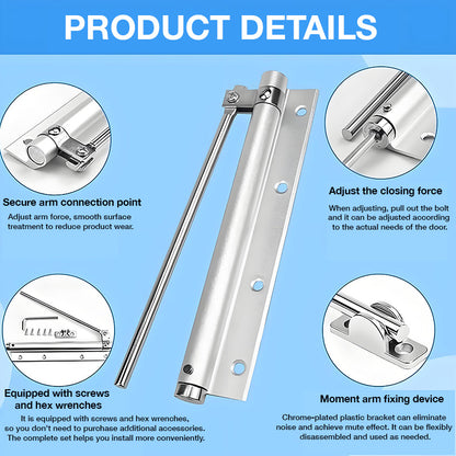 Automatic Door Self-Closing Hinge