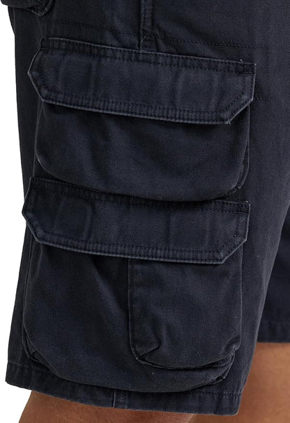 Men’s Premium 100% Cotton Cargo Shorts, 9 Pockets Design Outdoor Casual Daily Wear