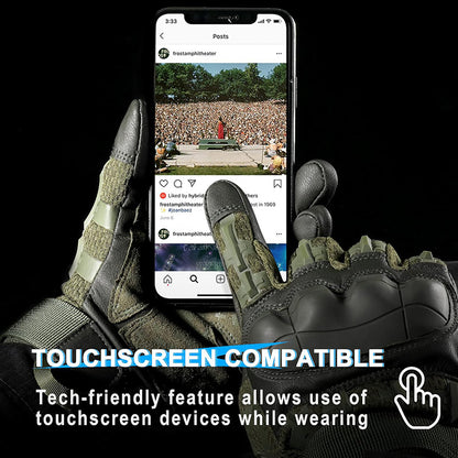 High Sensitivity Touch Screen Outdoor Tactical Training Glove
