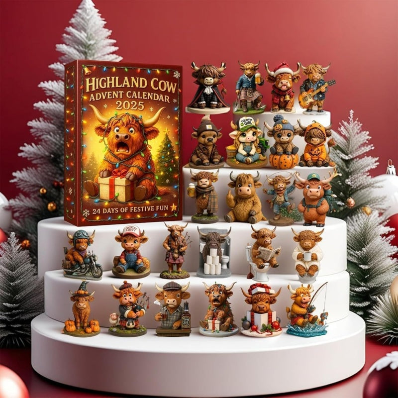 Highland Cow Advent Calendar 2025