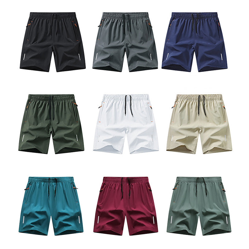 Lightweight Quick Dry Men's Shorts with Zip Pockets