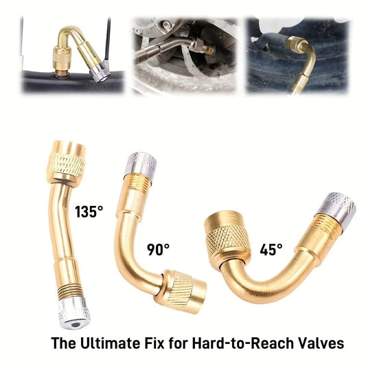 Universal Tyre Valve Extension Adaptor for Car, Bike, Motorcycle, Scooter