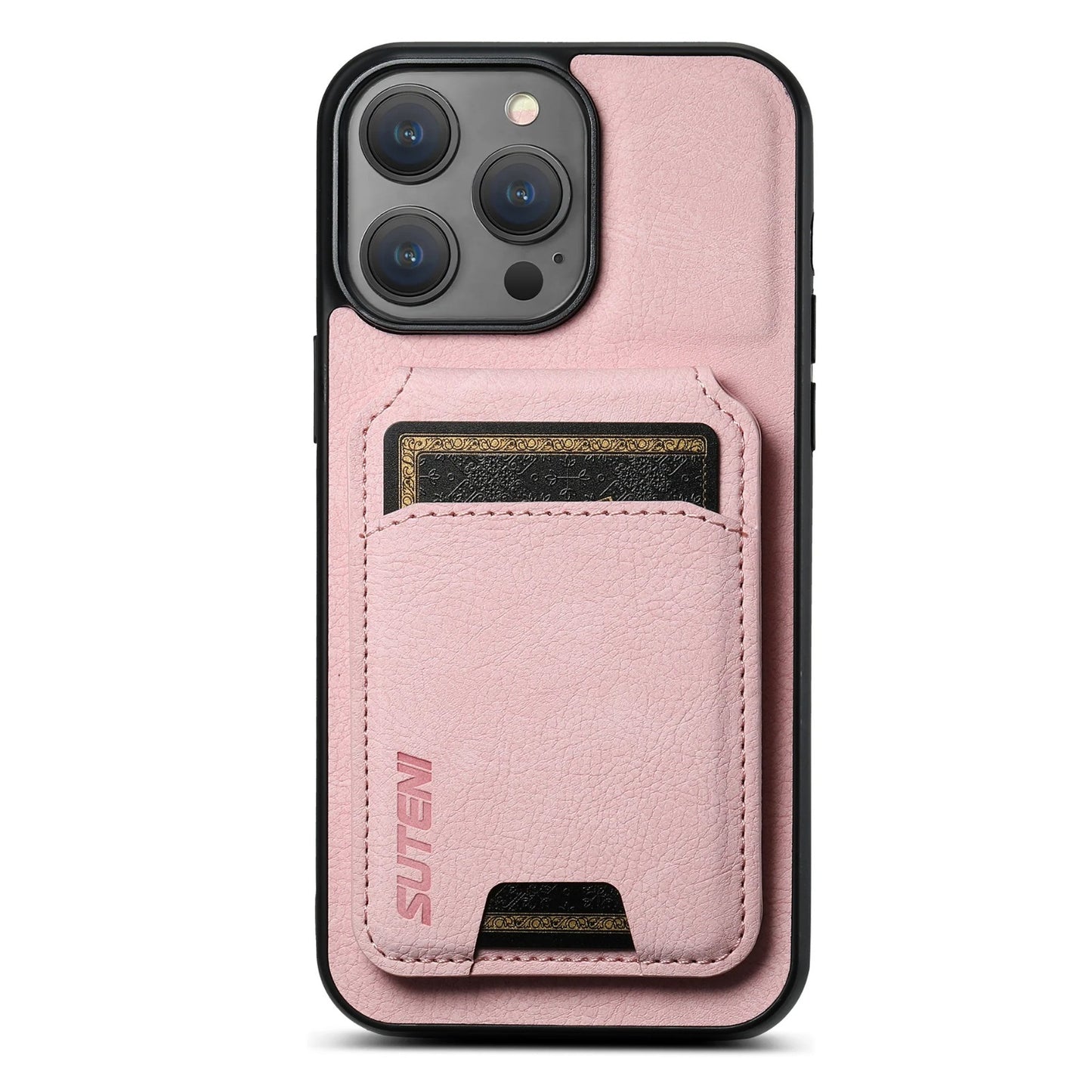 Suitable for iPhone 13/14/15/16 Series Magnetic Card Holder Protective Case