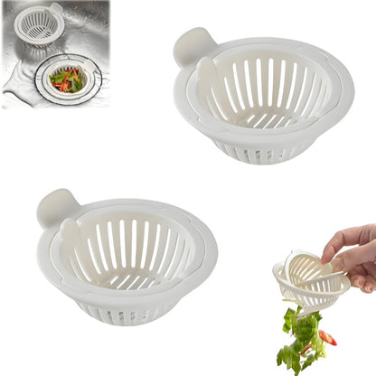 Kitchen Anti-Clogging Basket Automatic Dumping Sink Filter