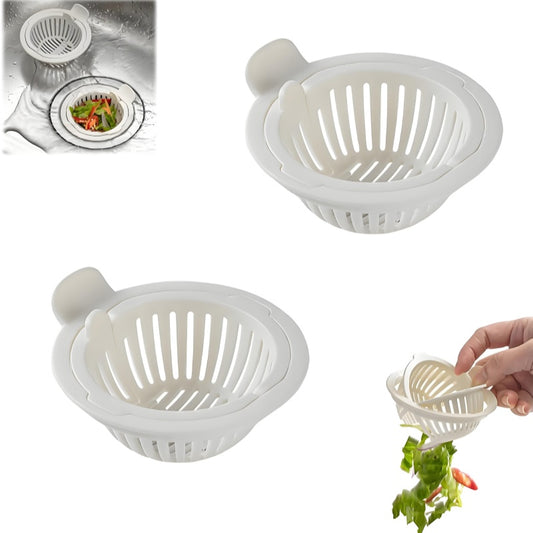 Kitchen Anti-Clogging Basket Automatic Dumping Sink Filter
