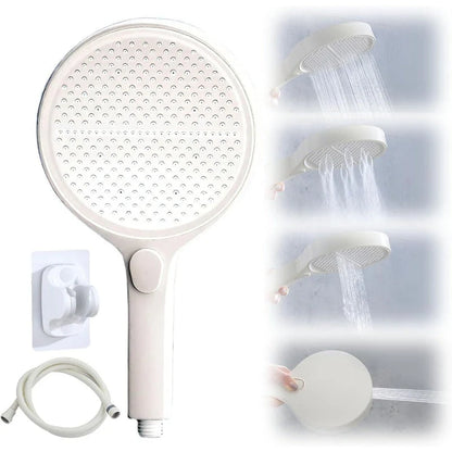 Premium 150mm Air Boost Shower Head - High Pressure Hand Shower with 1.5m Hose & Bracket