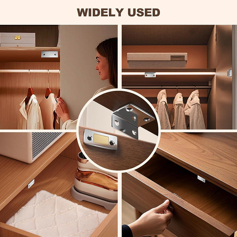 Ultra-thin Invisible Cabinet Door Magnets(L-Shaped)