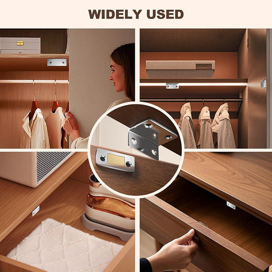 Ultra-thin Invisible Cabinet Door Magnets(L-Shaped)