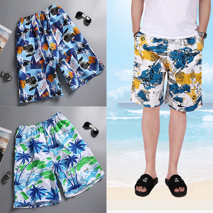 Lightweight Quick Dry Loose Fit Men's Beach Shorts(2 PCS)