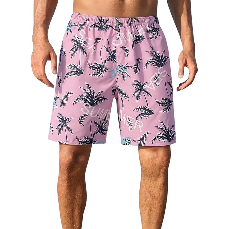 Lightweight Quick Dry Loose Fit Men's Beach Shorts(2 PCS)
