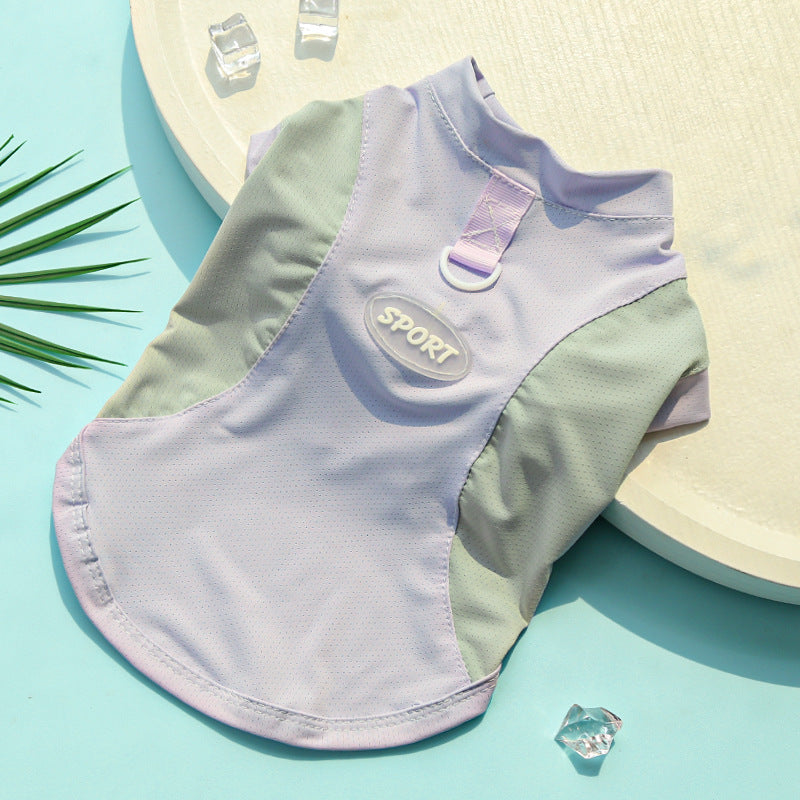 Ice Silk Sun Protection Quick Dry Dog T-Shirt