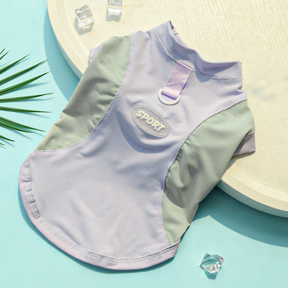 Ice Silk Sun Protection Quick Dry Dog T-Shirt