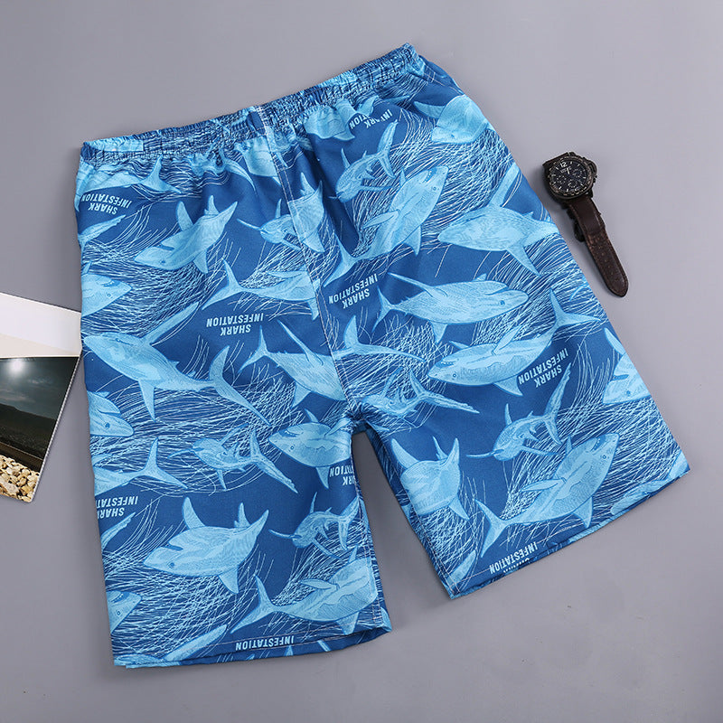 Lightweight Quick Dry Loose Fit Men's Beach Shorts(2 PCS)