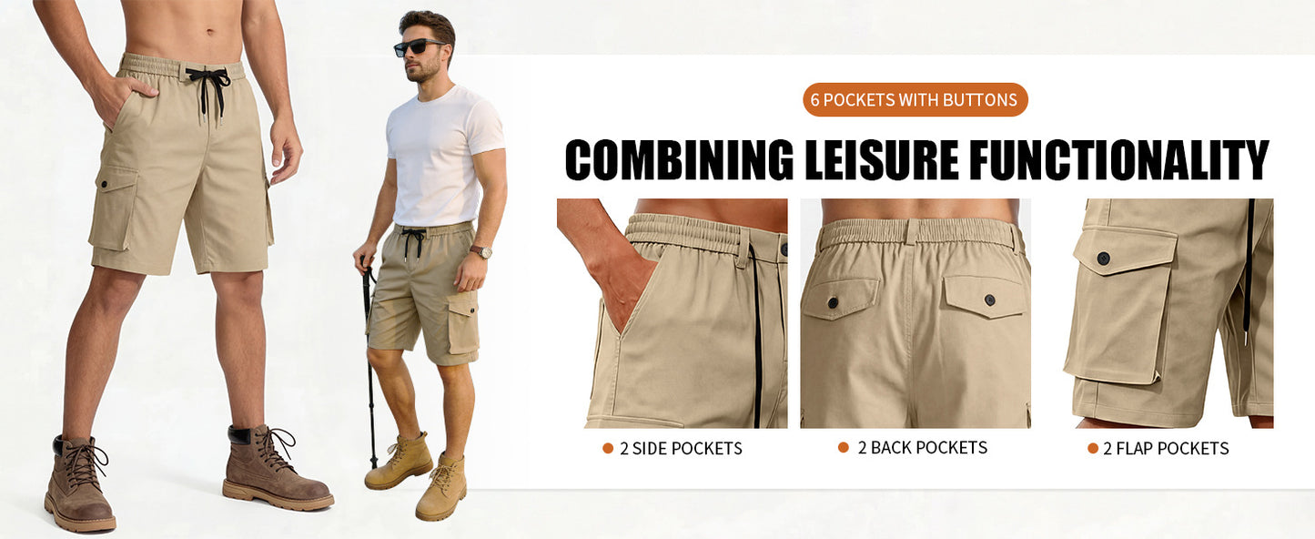 Men's Outdoor Hiking Cargo Shorts