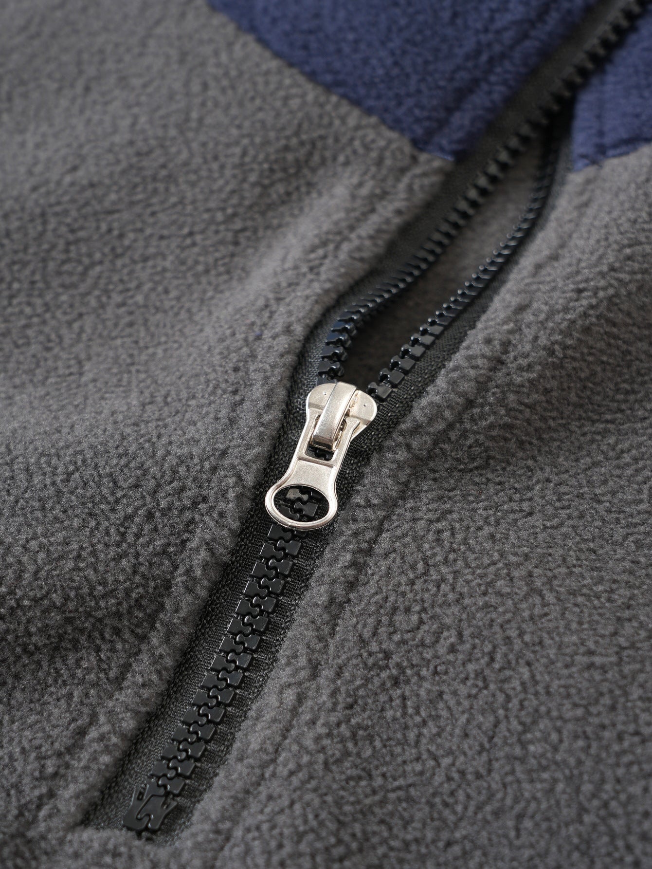 Men's Quarter-Zip Fleece Pullover with Sleeve Pocket
