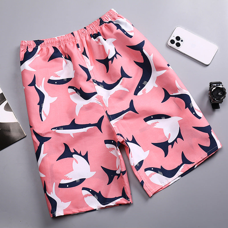 Lightweight Quick Dry Loose Fit Men's Beach Shorts(2 PCS)