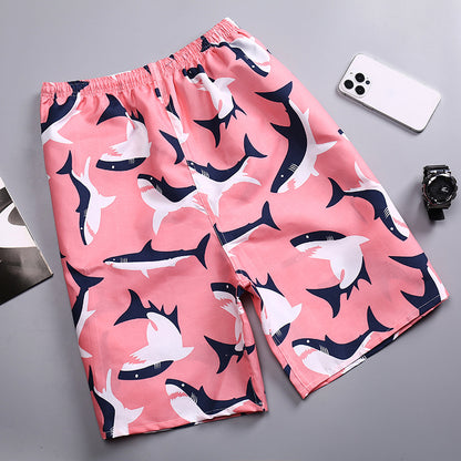 Lightweight Quick Dry Loose Fit Men's Beach Shorts(2 PCS)