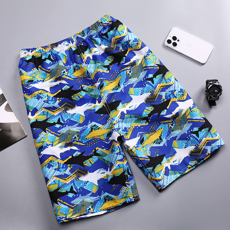 Lightweight Quick Dry Loose Fit Men's Beach Shorts(2 PCS)