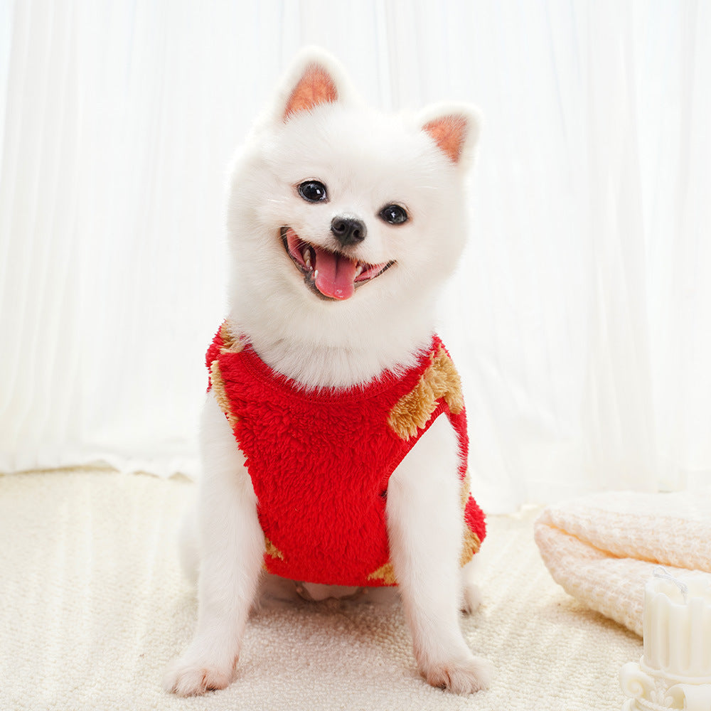Cute Bear Series Pet Soft Warm Clothing - Small/Medium/Large Dog Outfit