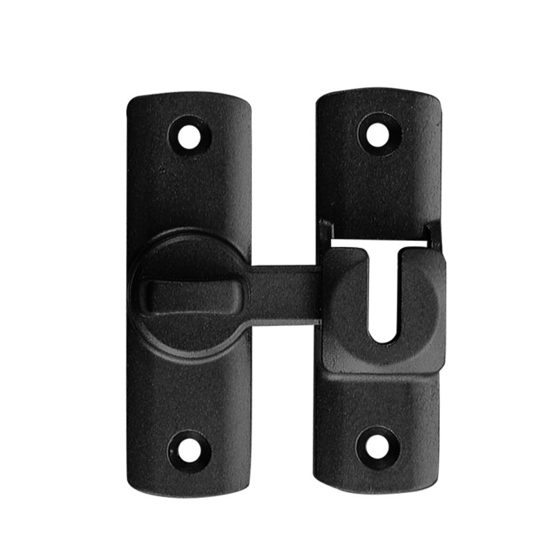 90/180 Degree Flip Barn Door Lock-Heavy-Duty Privacy & Security Latch for Doors, Cabinets & Gates